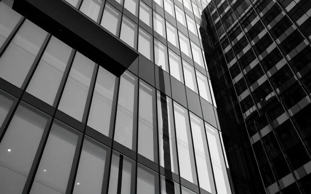 Financial services professionals reviewing business performance. Case study: Driving Complex Organisational Change in Wealth Services