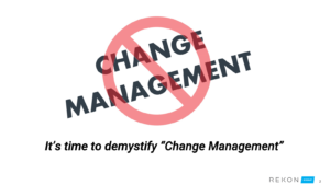 Rekon Group Change Management Website Image